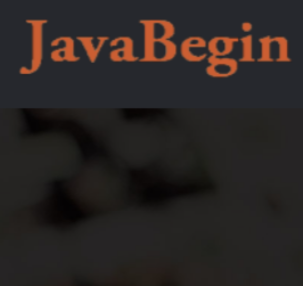 Java Begin