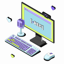 Стрим-блогер от Skillbox